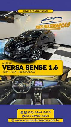 NISSAN VERSA 1.6 16V FLEX SENSE XTRONIC NISSAN VERSA 1.6 16V FLEX SENSE XTRONIC